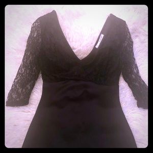 Black cocktail dress